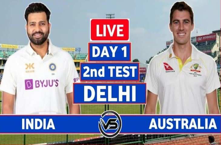 India vs Australia, 2nd Test Live