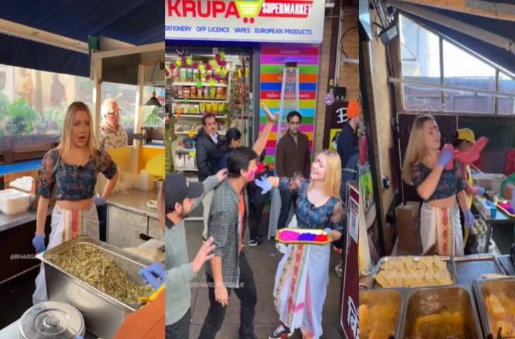 लंदन की सड़कों पर दिखा देसी अंदाज़, हिंदी बोलती ब्रिटिश महिला का वीडियो वायरल