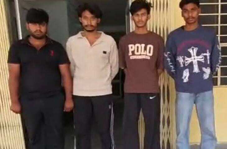 टोंक में चाकू-तलवार से हमला करने के मामले में 4 और युवक गिरफ्तार, वीडियो में जाने अब तक 6 आरोपी पकड़े; 3 बाइक जब्त