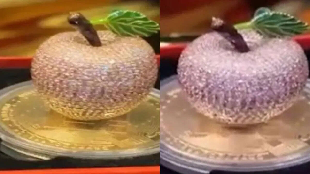 10 करोड़ का एक ‘सेब’…इन खास चीजों से हुआ है तैयार, अब दुनिया देख रही है चमक