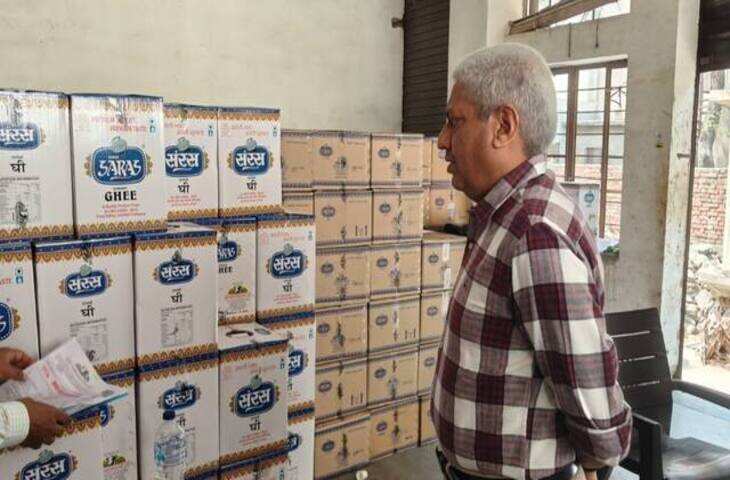 जयपुर में फूड एंड सेफ्टी डिपार्टमेंट की बड़ी कार्रवाई, वीडियो में देखें 43 हजार लीटर से ज्यादा घी सीज, फर्जी फर्मों का खुलासा