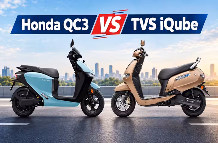Honda QC3 vs TVS iQube: 1.35 लाख के बजट में कौन सा इलेक्ट्रिक स्कूटर बेहतर? जानें रेंज और फीचर्स