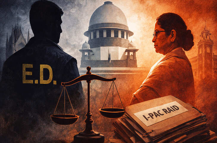 सुप्रीम कोर्ट का बड़ा एक्शन! I-PAC छापेमारी केस में ED पर FIR पर रोक, ममता बनर्जी को भेजा लीगल नोटिस&nbsp;