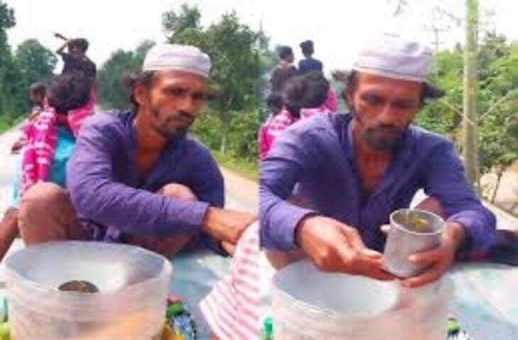 चलती ट्रेन की छत पर बेच रहा था झालमुरी, वीडियो देख लोग बोले- 'फोकस हो तो ऐसा'