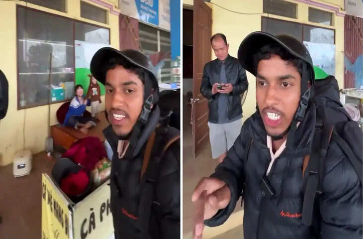 वियतनाम में अंग्रेजी पर ज्ञान देना पड़ा भारी! भारतीय यूट्यूबर का वीडियो वायरल, लोग बोले- &lsquo;पहले खुद सीख लो&rsquo;