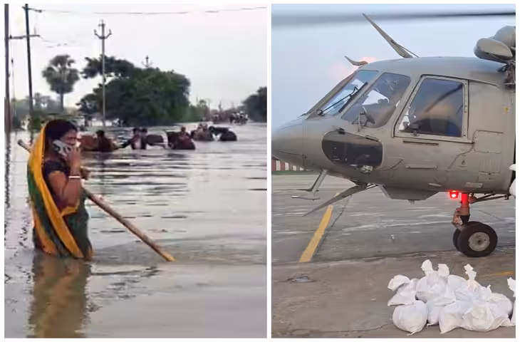 Bihar Flood: बिहार में बाढ़ से बिगड़े हालात, वायुसेना ने संभाला राहत मोर्चा; दो और तटबंध टूटने से मची तबाही
