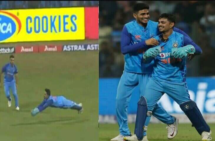 ishan kishan take good catch of charith asalanka111111