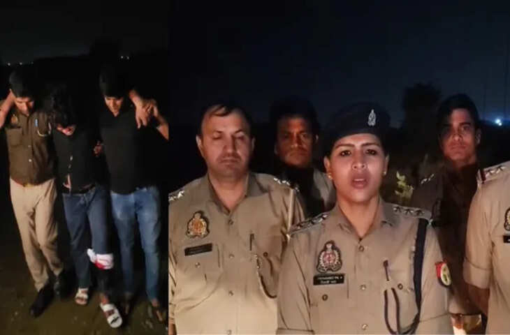 गाजियाबाद में मुठभेड़ के बाद लूट का आरोपी गिरफ्तार, जवाबी कार्रवाई में पैर में लगी गोली