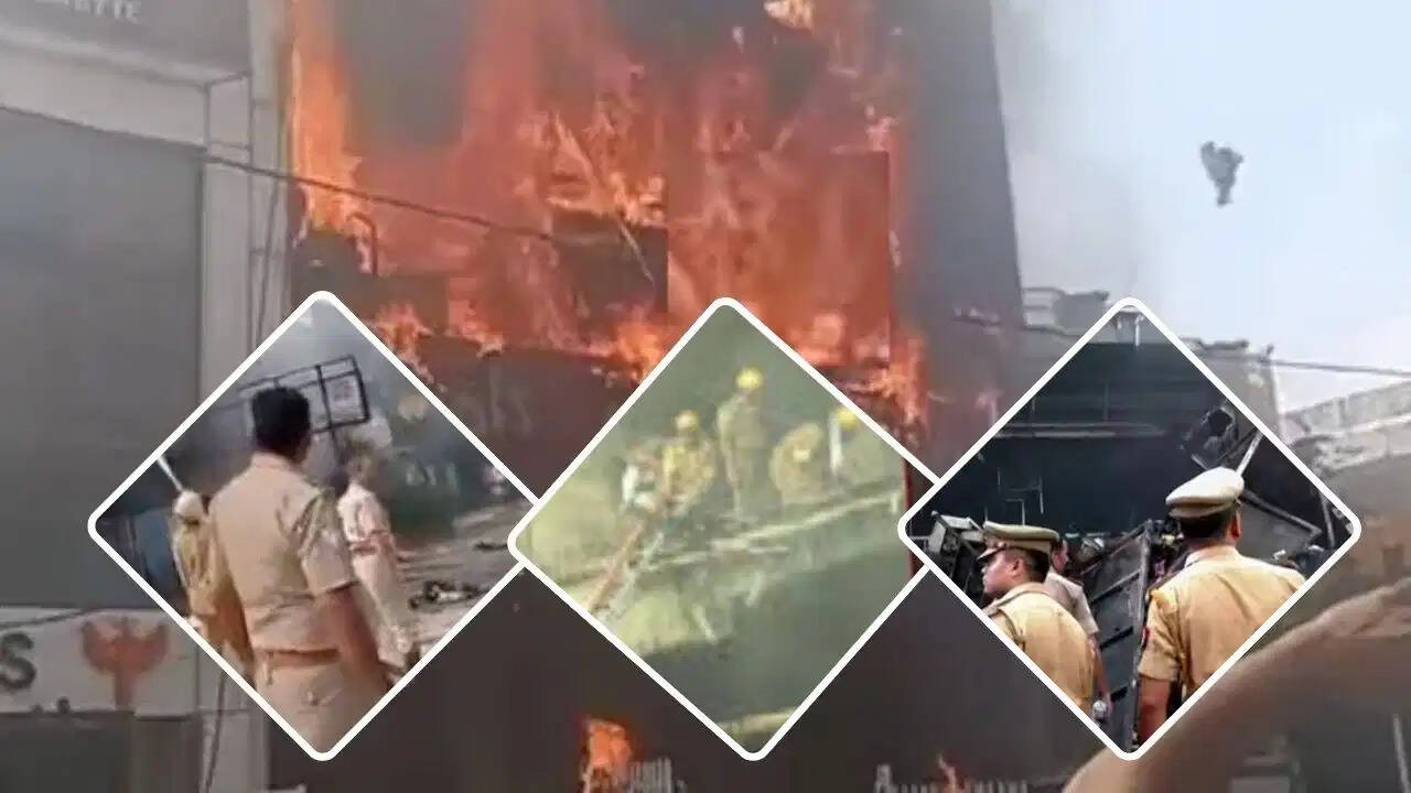 ‘मेरे बच्चे को बचा लो...’ लखनऊ आग हादसे का VIDEO देख कांप उठे लोग, हर तरफ सुनाई दी चीख-पुकार