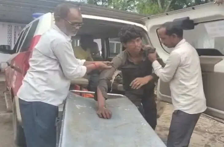 पन्ना में सड़क हादसा: बाइक अनियंत्रित होकर गिरी, युवक के चेहरे और मुंह पर गंभीर चोटें