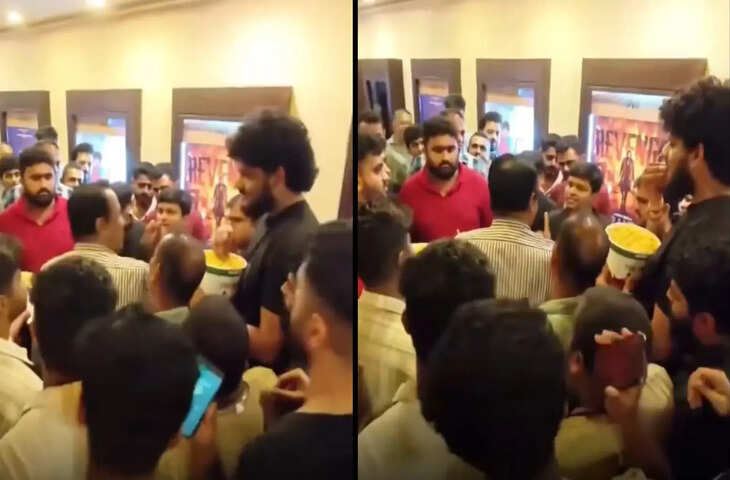 एक टिकट में दो शो&hellip; धुरंधर-2 के फैंस की लड़ाई के बीच आराम से पॉपकॉर्न के मजे लेता रहा शख्स, वीडियो देख नहीं रुकेगी हंसी&nbsp;