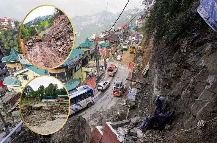हिमाचल-उत्तराखंड में बारिश का कहर: शिमला में कार्ट रोड बंद, उत्तराखंड में 126 सड़कें ठप; रेड अलर्ट जारी