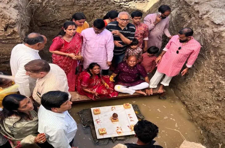 भीलवाड़ा में 19वें दिगंबर जैन मंदिर का शिलान्यास, मंत्रोच्चार और जयकारों से गूंजा अंसल सुशांत सिटी