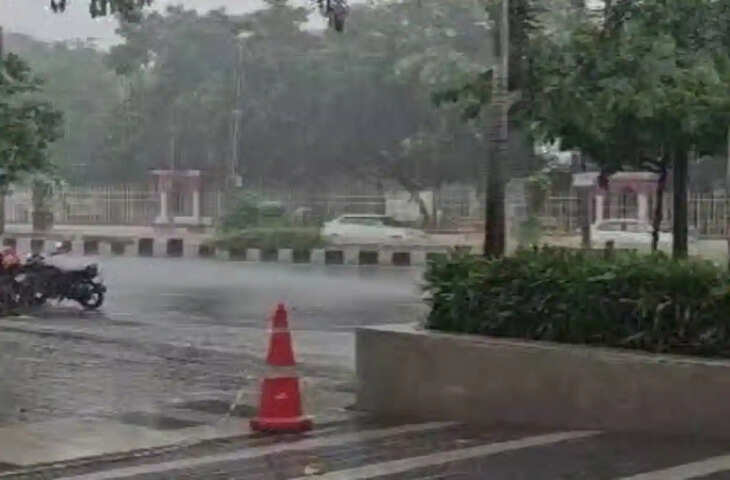 लखनऊ में मौसम ने अचानक बदली करवट, दिन में छाया अंधेरा; तेज आंधी से लोगों में अफरा-तफरी