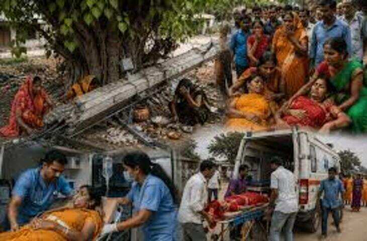 सोमवती अमावस्या पर बड़ा हादसा, पूजा कर रही महिलाओं पर गिरा बिजली का पोल