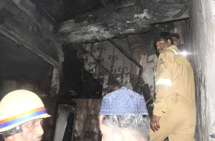 मेरठ में भीषण अग्निकांड: शॉर्ट सर्किट से लगी आग, एक ही परिवार के 6 लोगों की मौत