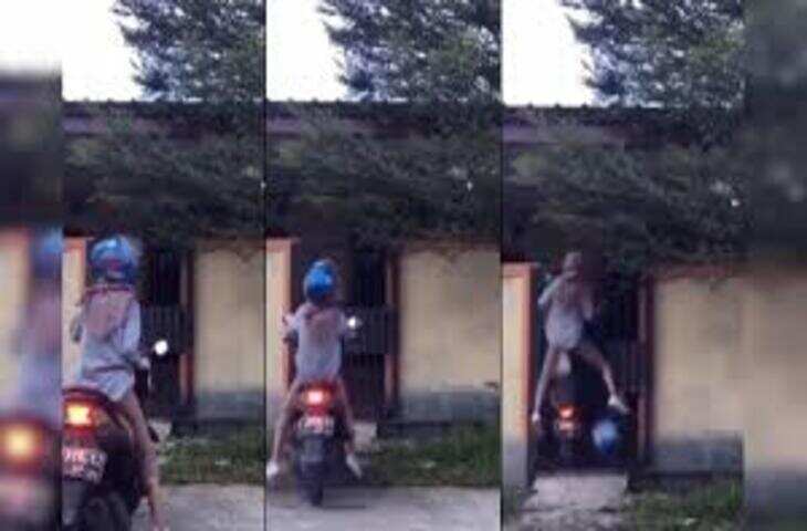 लड़की ने रॉकेट बनाकर स्कूटी की स्टार्ट, एक्सेलेरेटर खींचते ही दीवार में जा घुसी – वीडियो में देखें पापा की परी का मज़ेदार हादसा