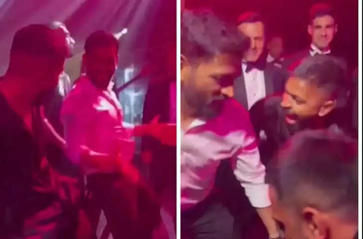 hardik pandya shared unseen video of dhoni private party1113333311113333111111