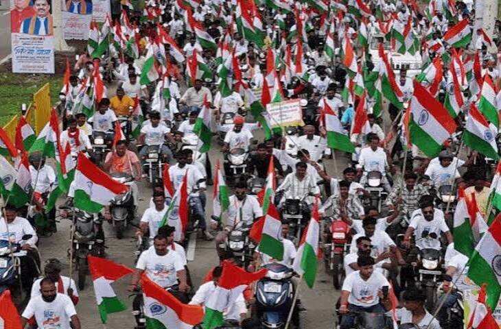 भोपाल में आज निकलेगी विशाल तिरंगा यात्रा, 32 किलोमीटर के सफर में एक लाख से ज्यादा लोग होंगे शामिल