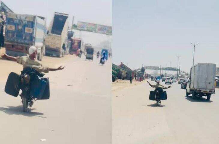 चाचा का स्वैग देखकर जवान भी पड़ गए फीके, बाइक पर किए हैरतअंगेज स्टंट का VIDEO इंटरनेट पर हुआ वायरल​​​​​​​