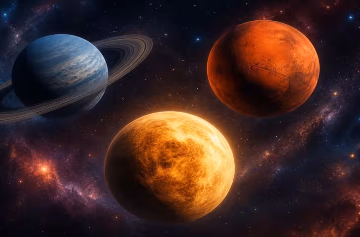 July Planet Transit 2026: मीन में शनि, वृषभ में मंगल और सिंह में शुक्र, जुलाई में इन 3 ग्रहों की चाल बदलेगी कई राशियों का समीकरण
