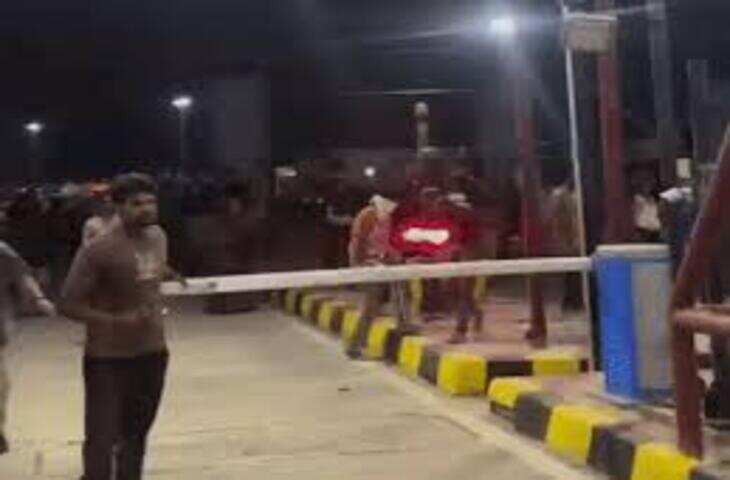 अजमेर टोल प्लाजा पर आधी रात बवाल, ट्रक ड्राइवर की पिटाई के आरोप के बाद जमकर तोड़फोड़; वीडियो में देंखे 20 किमी लंबा जाम लगा