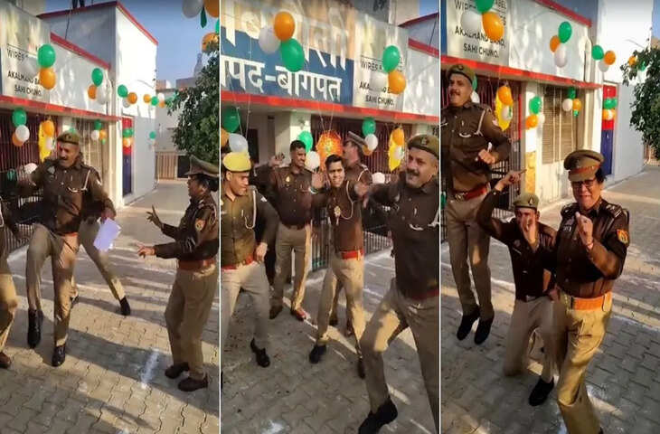  'जलवा तेरा जलवा...', गाना बजते ही यूपी पुलिस ने किया जबरदस्त डांस, इसे नहीं देखा तो क्या देखा