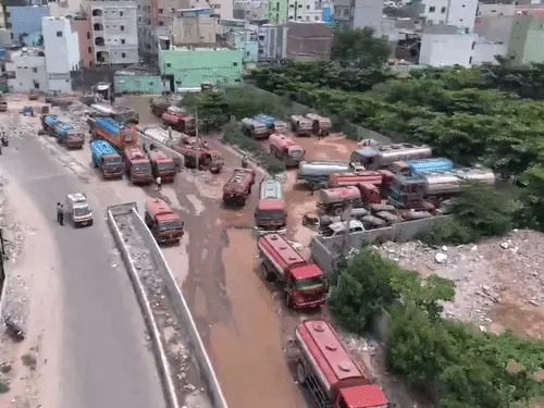 Hyderabad Water Crisis: मानसून के बाद ही गहराया जलसंकट, रोजाना 8 हजार टैंकरों की बुकिंग