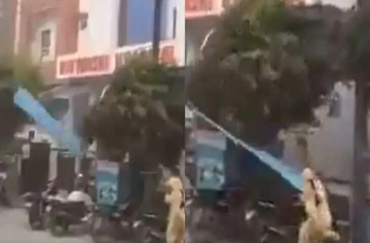 इटावा में महिला के साथ हुआ ऐसा हादसा, वीडियो देखकर लोगों की थम गई सांसें