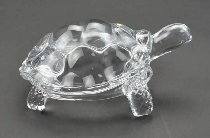Crystal turle gives immense wealth keep it like this at home or office