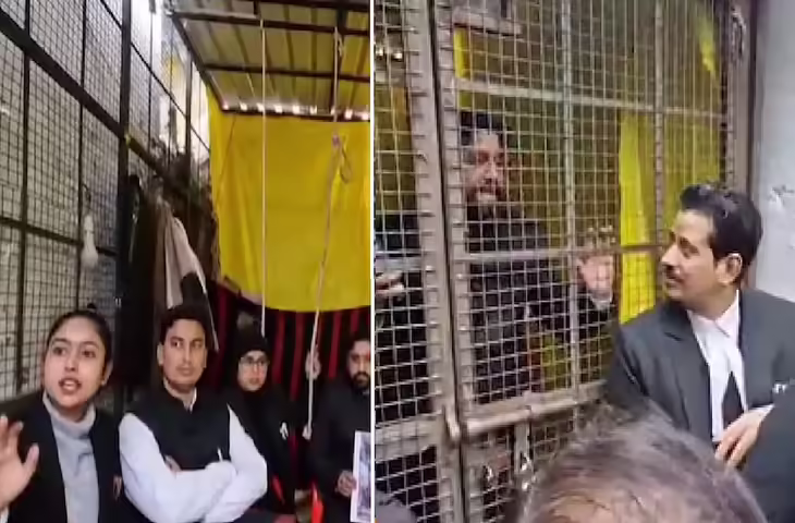 मेरठ: कचहरी परिसर में अधिवक्ताओं का कब्जा, चेंबर की मांग को लेकर तनावपूर्ण स्थिति