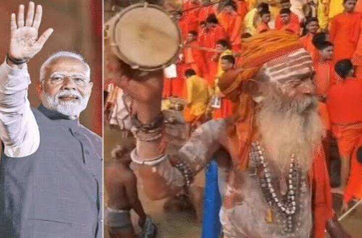 मोदी के जन्मदिन पर काशी में धार्मिक आयोजन, गंगा का दुग्धाभिषेक; डमरू बजा, बटुकों ने किया शंखनाद