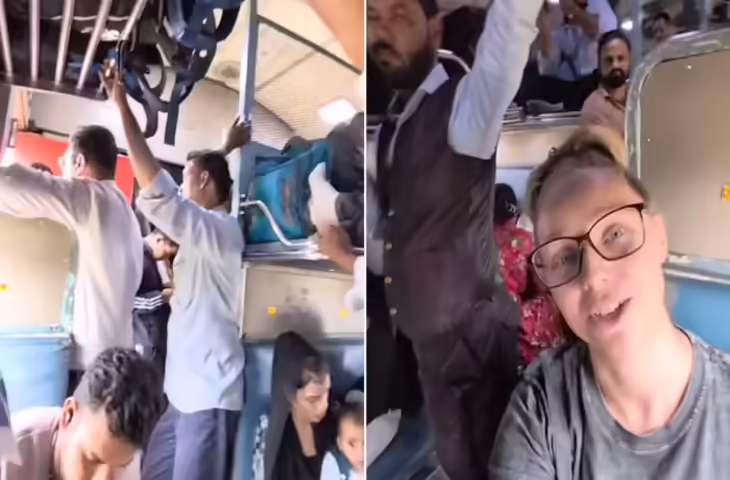 जनरल कोच में सफर कर रही थी ऑस्ट्रेलियाई महिला, जब वीडियो बनाकर बताया अनुभव तो लोग बोले- This is My India