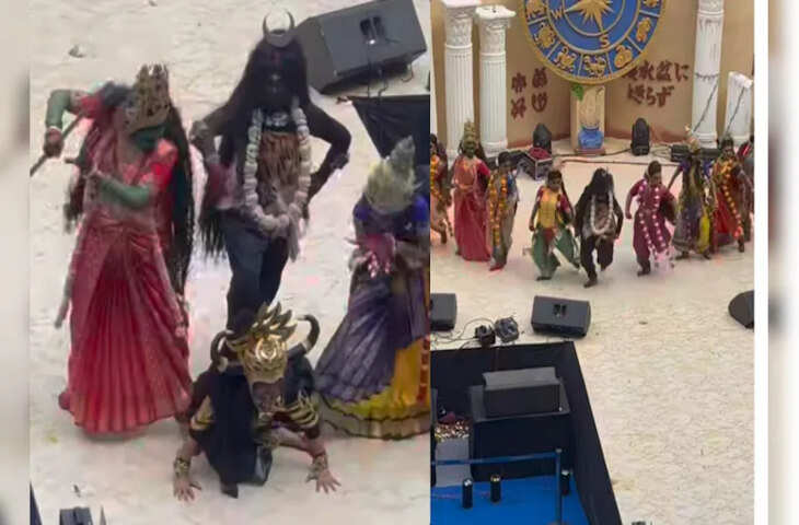 इस कॉलेज की लड़कियों ने दिखाया मां काली का ऐसा रूप, VIDEO होने लगा वायरल