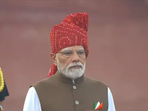 PM मोदी की लाल राजस्थानी पगड़ी ने खींचा ध्यान, 13 साल में हर बार दिखा अलग अंदाज; 5 बार पहना केसरिया साफा