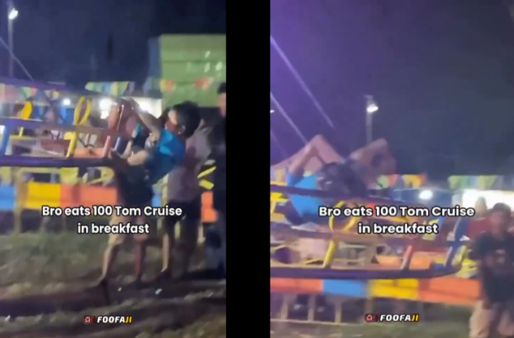  नन्हें बच्चे ने मेले में चलते हुए झूले पर दिखाए टॉम क्रूज जैसे स्टंट, देखकर खुली रह जाएंगी आंखें