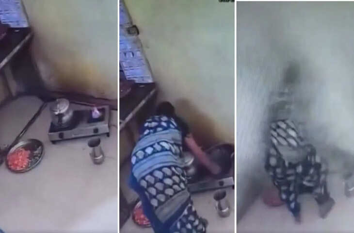दिल दहला देने वाला Video: किचन में खाना बना रही महिला के सामने फटा प्रेशर कुकर, पूरा कमरा हुआ धुंआ-धुंआ&nbsp;