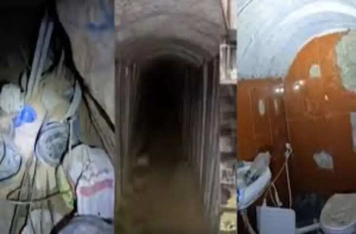 7 KM लंबी, 25 मीटर गहरी, 80 कमरे... गाजा में हमास की एक 'और सुरंग आई सामने, VIDEO में दिखा 'पाताल लोक'