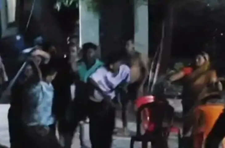 थाने में SHO ने युवक को पीटा, वीडियो वायरल: अपहरण मामले में गिरफ्तारी के बाद हंगामा; 9 लोग अरेस्ट