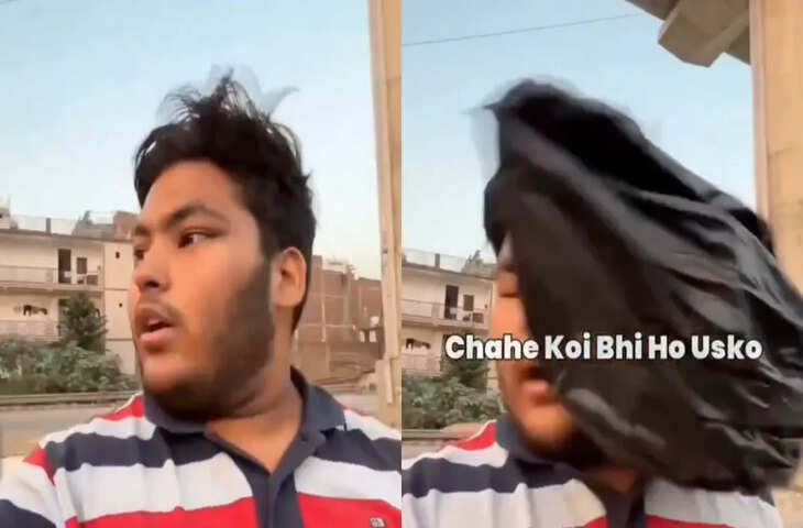 कूड़ा फेंकने वाले को पीटने वाला था ये शख्स मगर इसी के साथ हो गया खेला, आप भी देखें Video