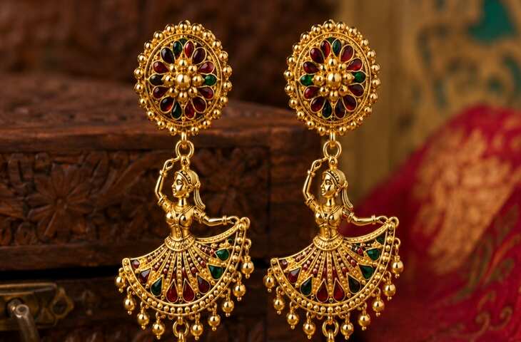 कम बजट में हैवी गोल्ड इयररिंग्स जैसा लुक! सोने के इन 7 फैंसी झुमका डिज़ाइन्स से लें बेहतरीन आइडिया