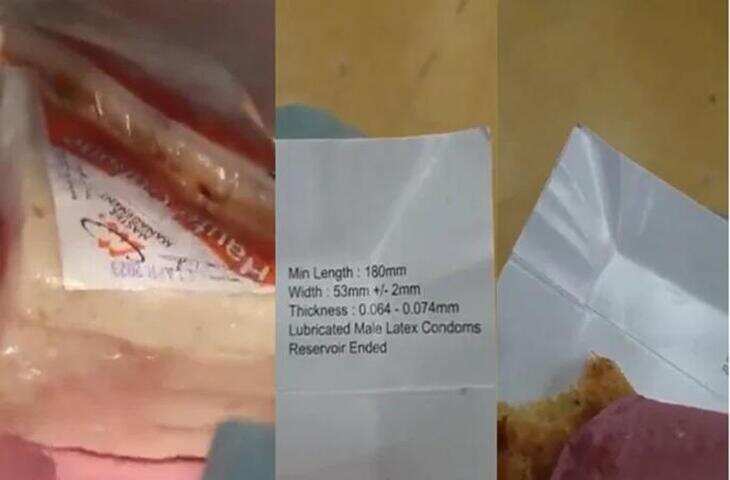 कंडोम के रैपर से बनी प्लेट में ग्राहकों को परोसा जा रहा था खाना, वीडियो वायरल होने पर बंद हुआ फूड स्टोर-लगा जुर्माना