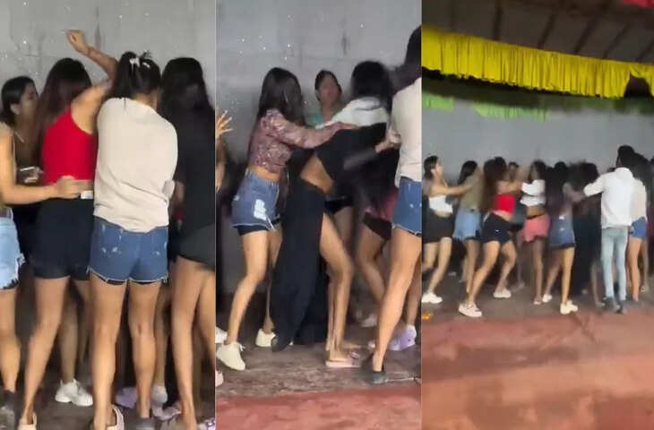 'और इसी के साथ, कार्यक्रम समाप्त...' बिहार में स्टेज पर महिला डांसरों के बीच घमासान, सोशल मीडिया पर लोग ले रहे मजे&nbsp;