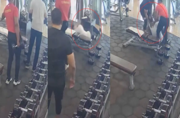 CCTV में कैद हुई लाइव मौत, जिम में एक्सरसाइज करते शख्स को आया हार्ट अटैक और...