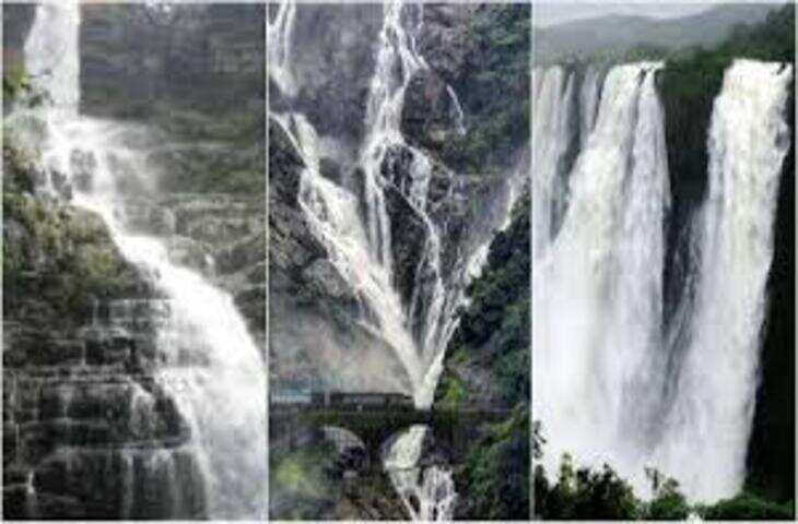 झरने का मनमोहक नजारा बना सोशल मीडिया सेंसेशन, देखने वालों की थमी नजरें