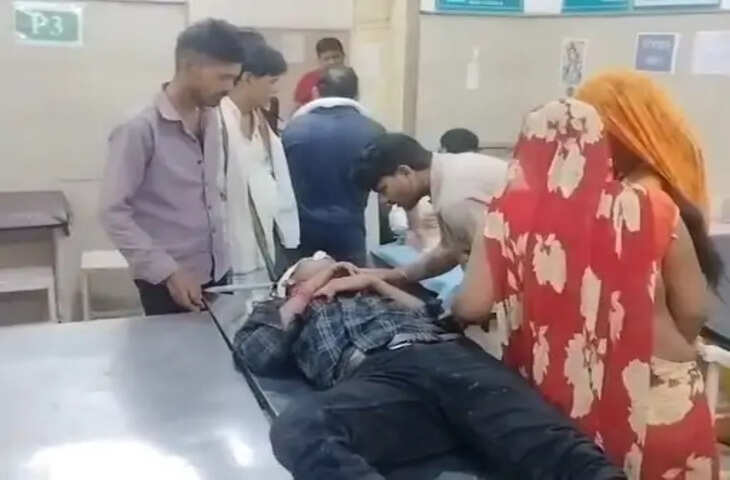 मढ़ा मंदिर के पास फिसली बाइक, दो भाई गंभीर घायल: सिर में आई चोट, नोहटा आते समय हुआ हादसा