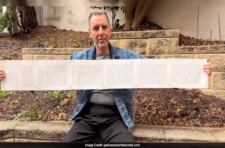 इस शख्स ने बनाया अनोखा वर्ल्ड रिकॉर्ड, 2253 शब्दों का रखा नाम, गिनीज बुक में हुआ दर्ज