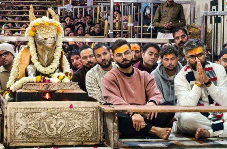 वीडियो में देखें विराट कोहली और कुलदीप यादव ने महाकालेश्वर मंदिर में भस्म आरती में लिया हिस्सा, मैच से पहले ली भगवान से आशीर्वाद