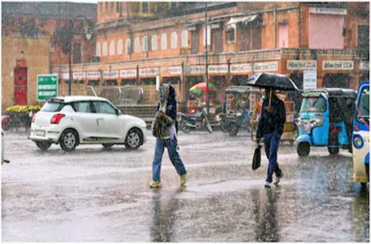 राजस्थान में आज 20 जिलों में बारिश का अलर्ट, जैसलमेर में पारा 40 डिग्री के पार; उदयपुर संभाग में भारी बारिश