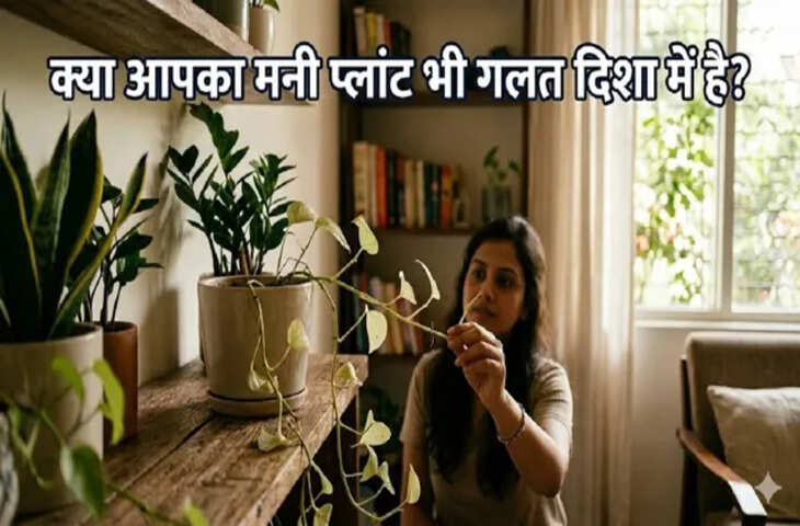 गलत दिशा में लगा मनी प्लांट बन सकता है नुकसान का कारण, जानें सही नियम